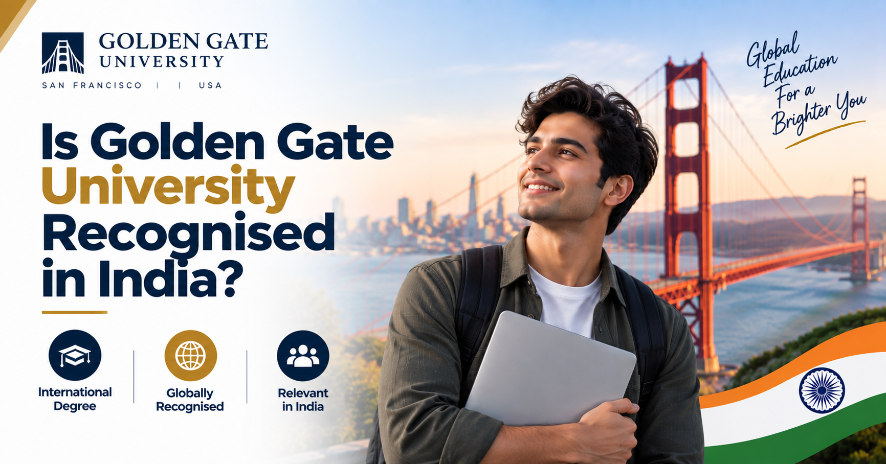 Golden Gate University Recognised in India